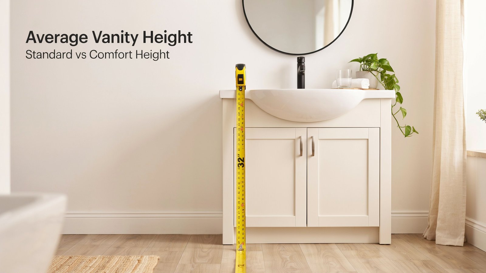 comfort height vanity