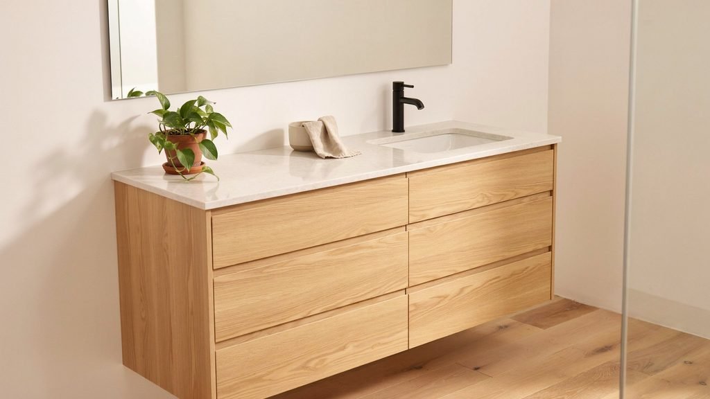 standard bathroom vanity dimensions
