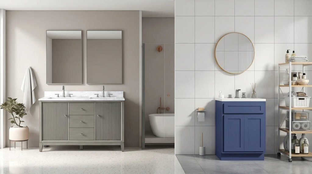 Cost to replace bathroom vanity