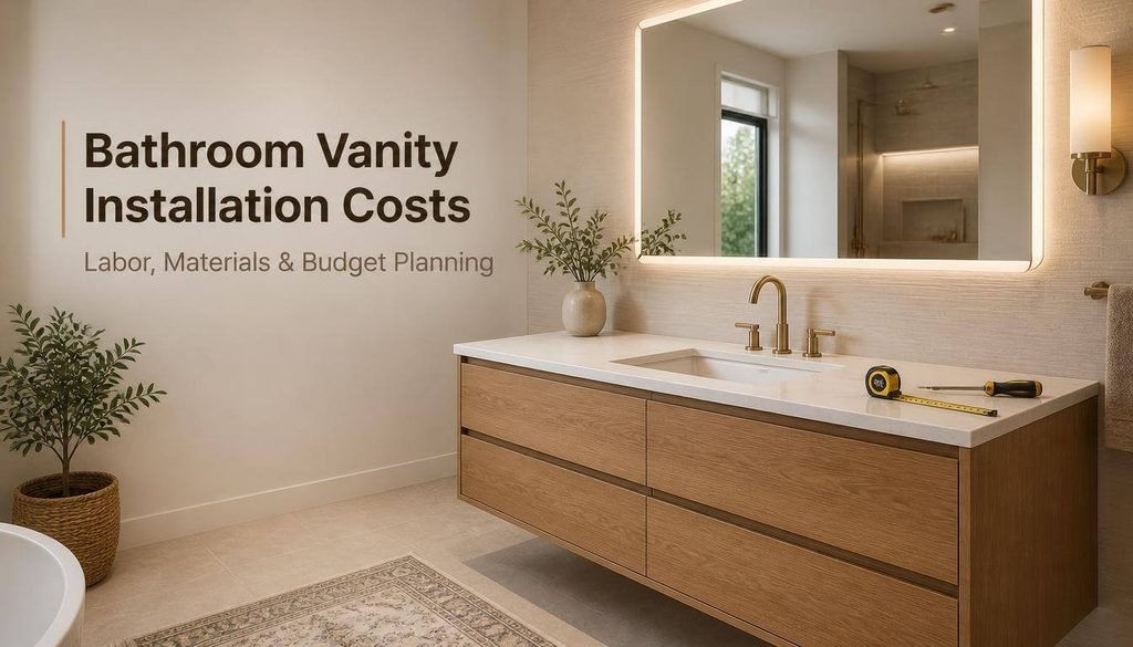 Double sink vanity installation cost