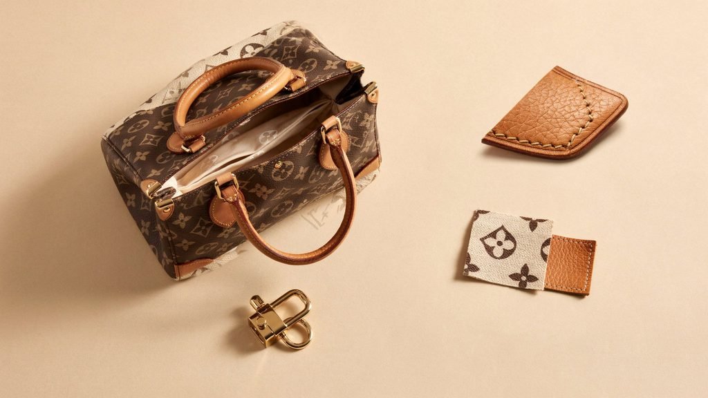 Louis Vuitton Monogram canvas material