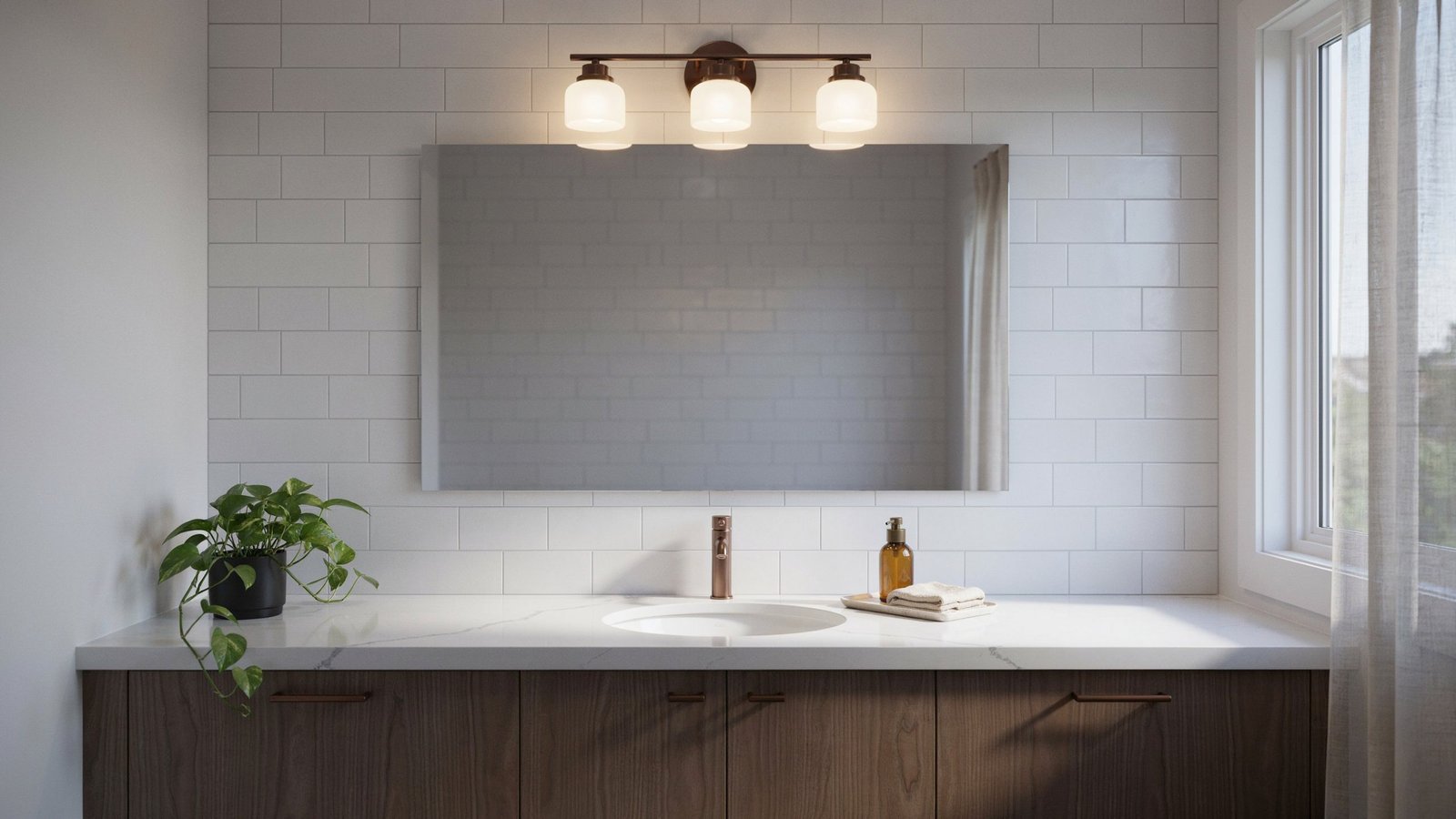 oil rubbed bronze bathroom light