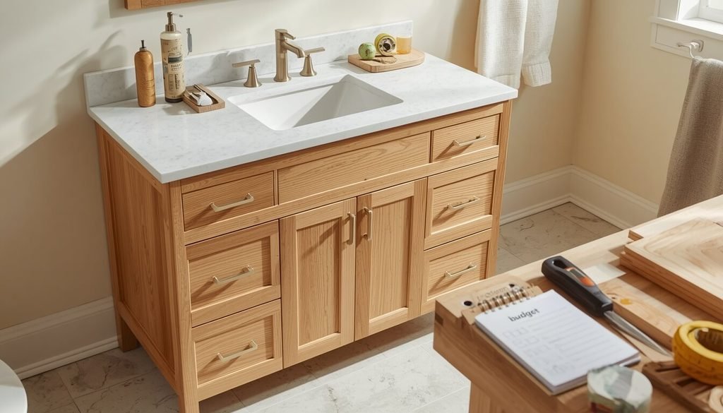 How Much Does It Cost to Build Your Own Bathroom Vanity