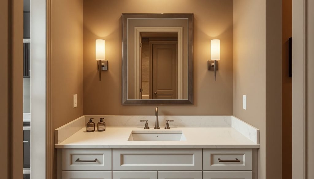 rectangular bathroom vanity mirror