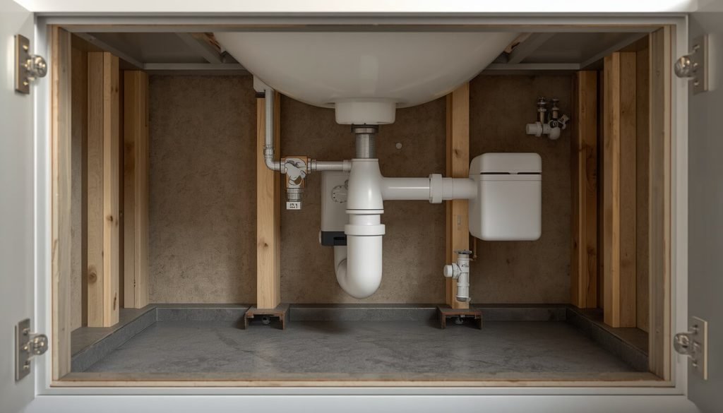 ADA bathroom sink clearance