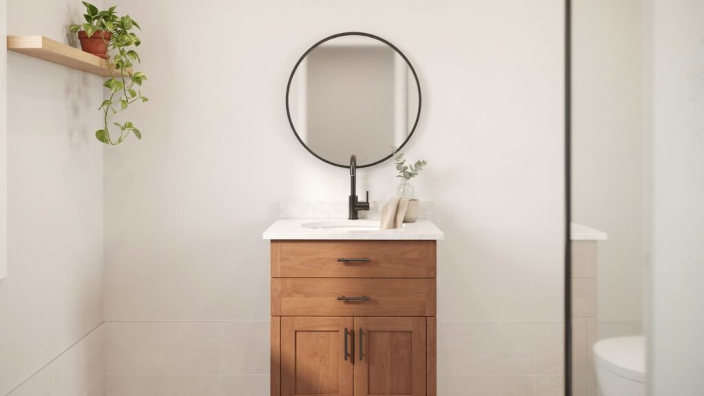 typical vanity depth
