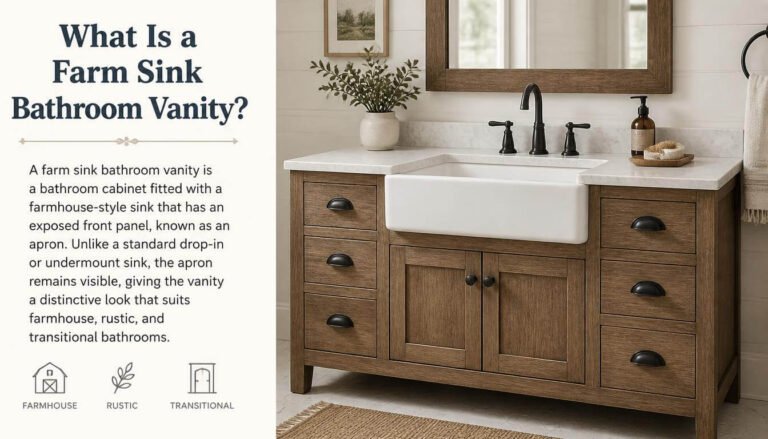 Farm Sink Bathroom Vanity