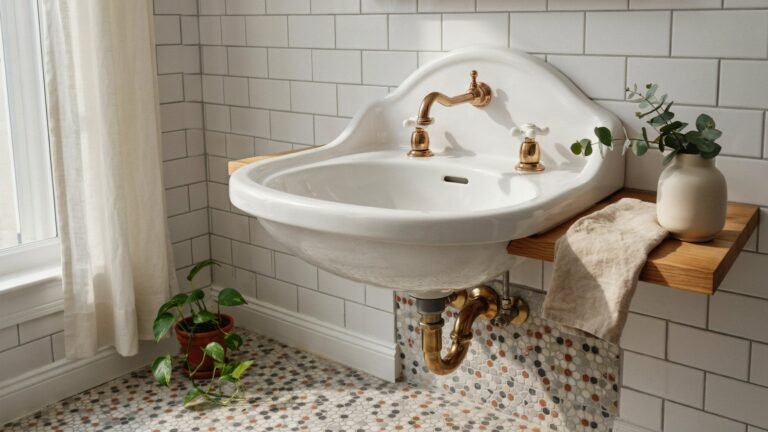 wall mount sink vintage