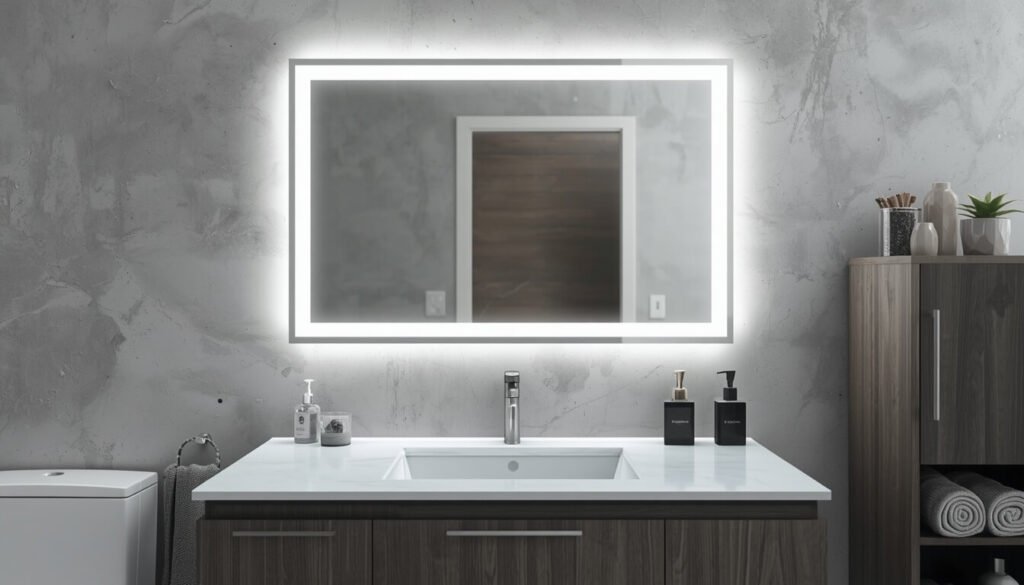 do you need a vanity light with a lighted mirror